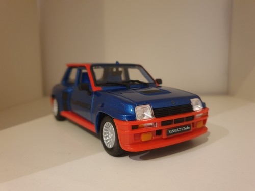 Renault turbo 2 blau - 1:24,
